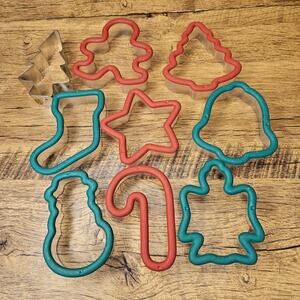Comfort Grip Holiday Christmas Festive Cookie Cutters Angel Bell Stocking